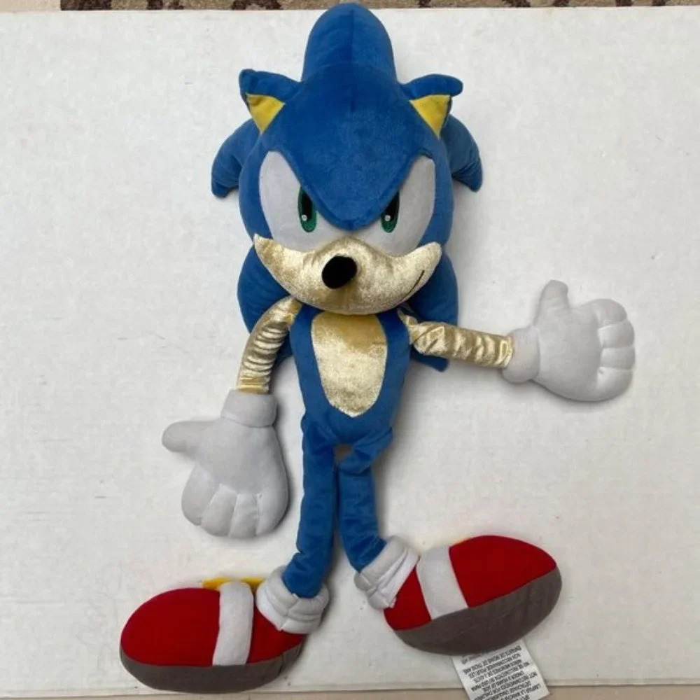 Sonic‎ the Hedgehog Plush Stuffed Animal Kids Toy Comfort 24 Inches Red Gift